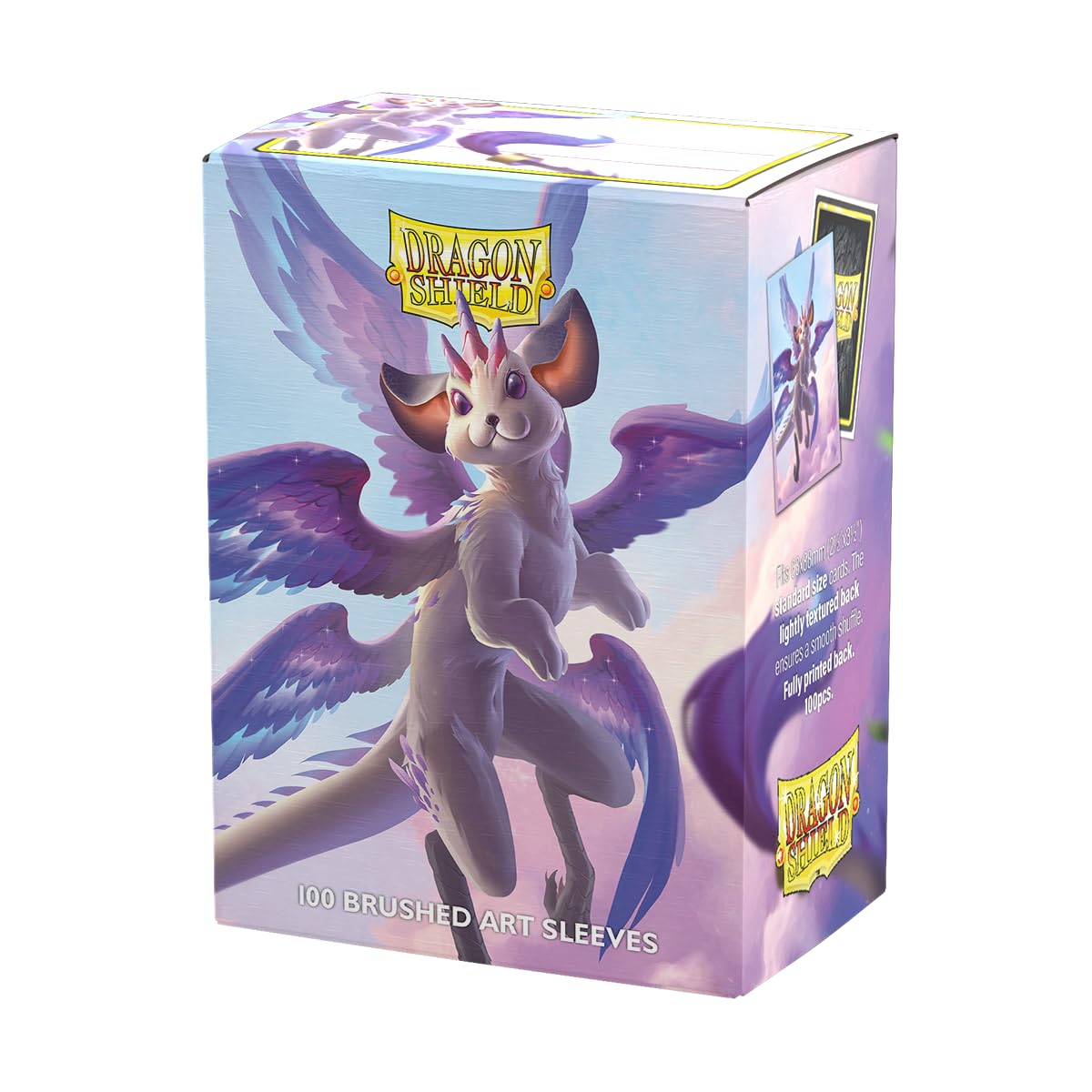 UNIT Dragon Shield The Whiskerwing Brushed ART Sleeves Standard Size 100 Gaming Accessory by Arcane Tinmen 1