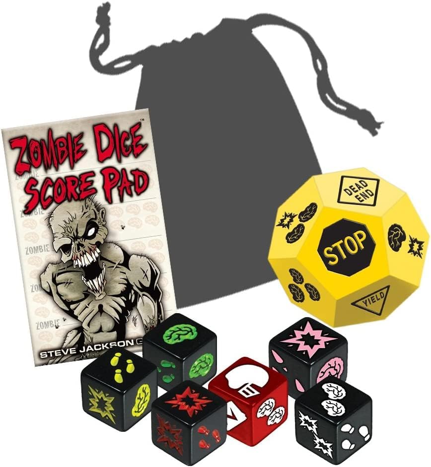 Zombie Dice Horde Edition Push Your Luck Game by Steve Jackson