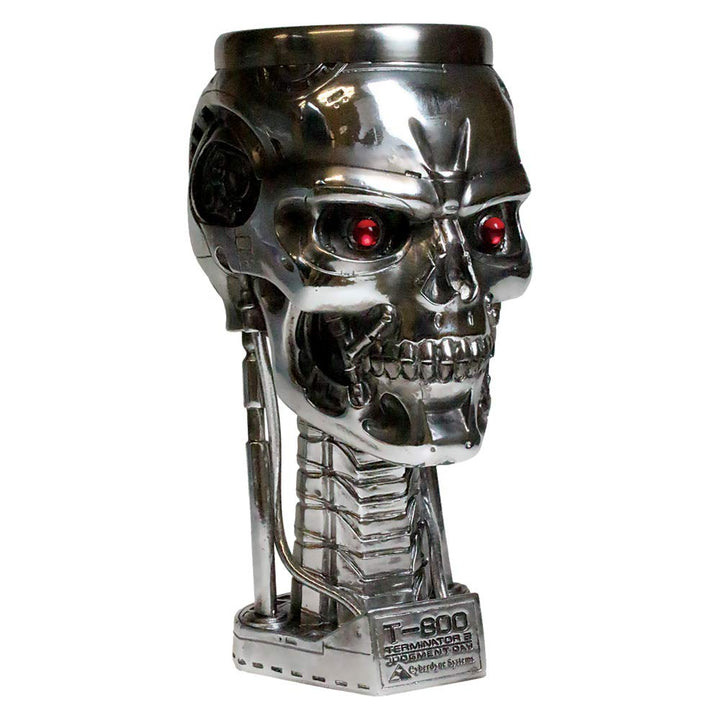 T800 Terminator 2 Judgement Day T2 Head Goblet Wine Glass 17cm