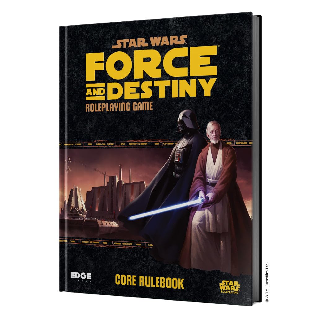 Star Wars Force and Destiny RPG Core Rulebook Roleplaying Game by Edge Entertainment Studio 1