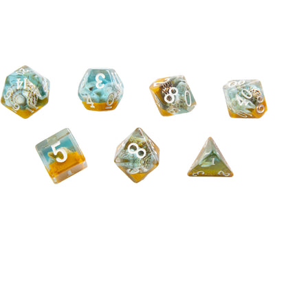 Unit Gamegenic Embraced Series Summer Time RPG Dice Set 7PCS Multicolor 5
