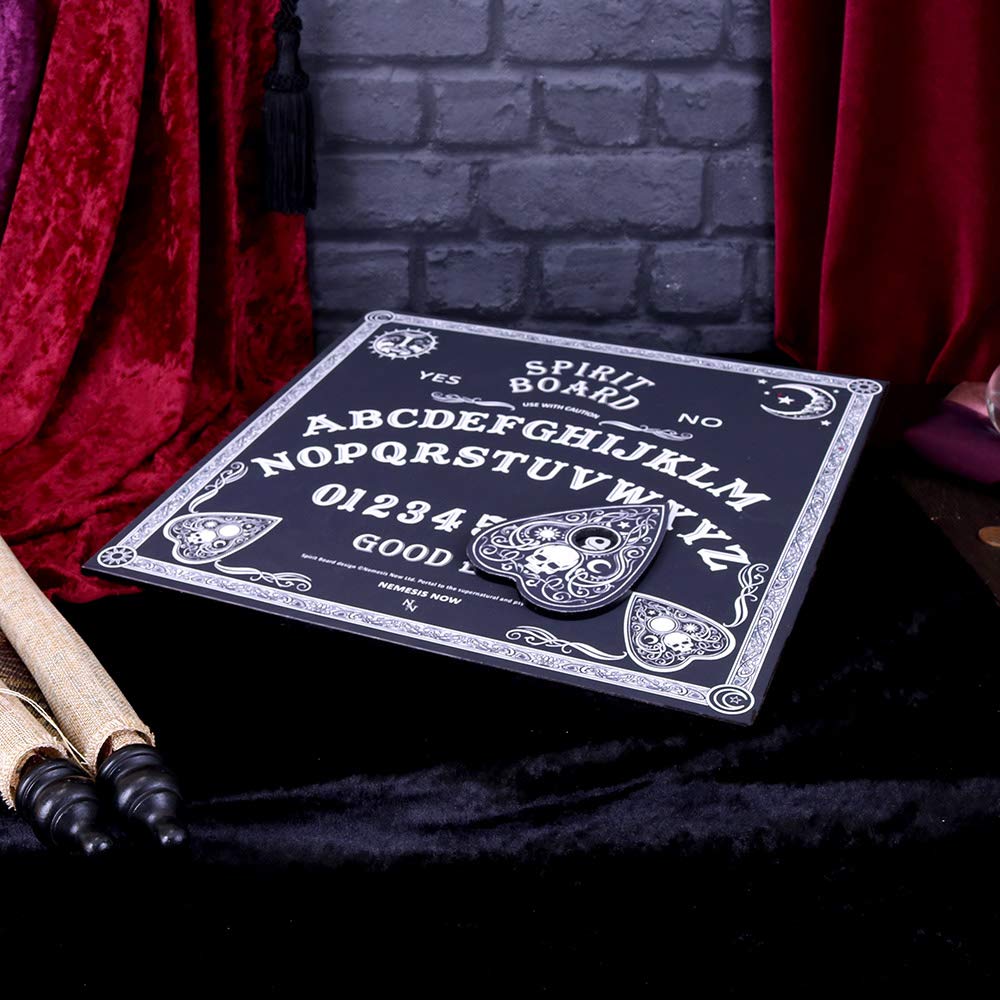 Black and White Spirit Board with Planchette 38.5cm