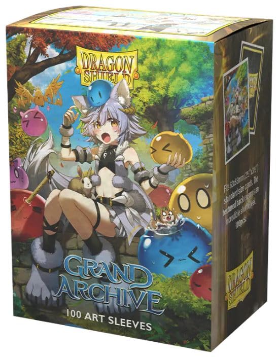 Dragon Shield Sleeves – Limited Edition: Matte Art: Grand Archive: Silvie 100CT - Card Sleeves - Smooth & Tough - Compatible with Pokémon & Magic The Gathering & Digimon MTG TCG OCG & Hockey Cards 1