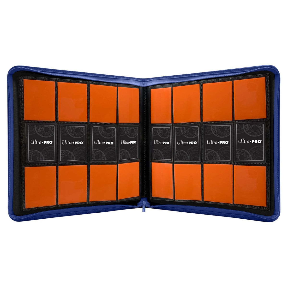 Vivid 12 Pocket Zippered PRO Binder Blue Binder by Ultra Pro 6