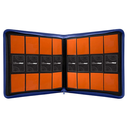 Vivid 12 Pocket Zippered PRO Binder Blue Binder by Ultra Pro 6