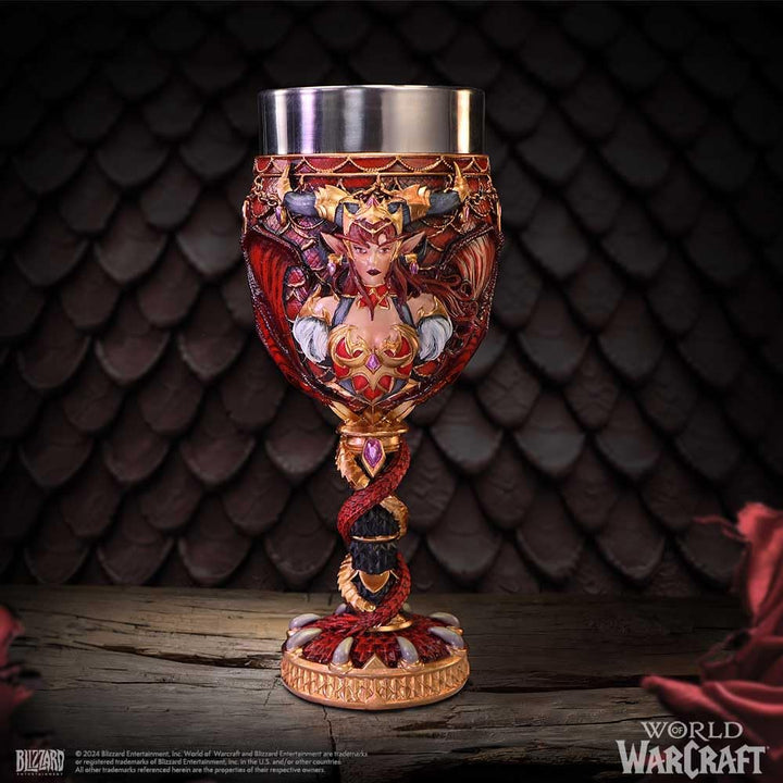 World of Warcraft Alextrasza Queen all Dragons Collectible Goblet 19.5cm