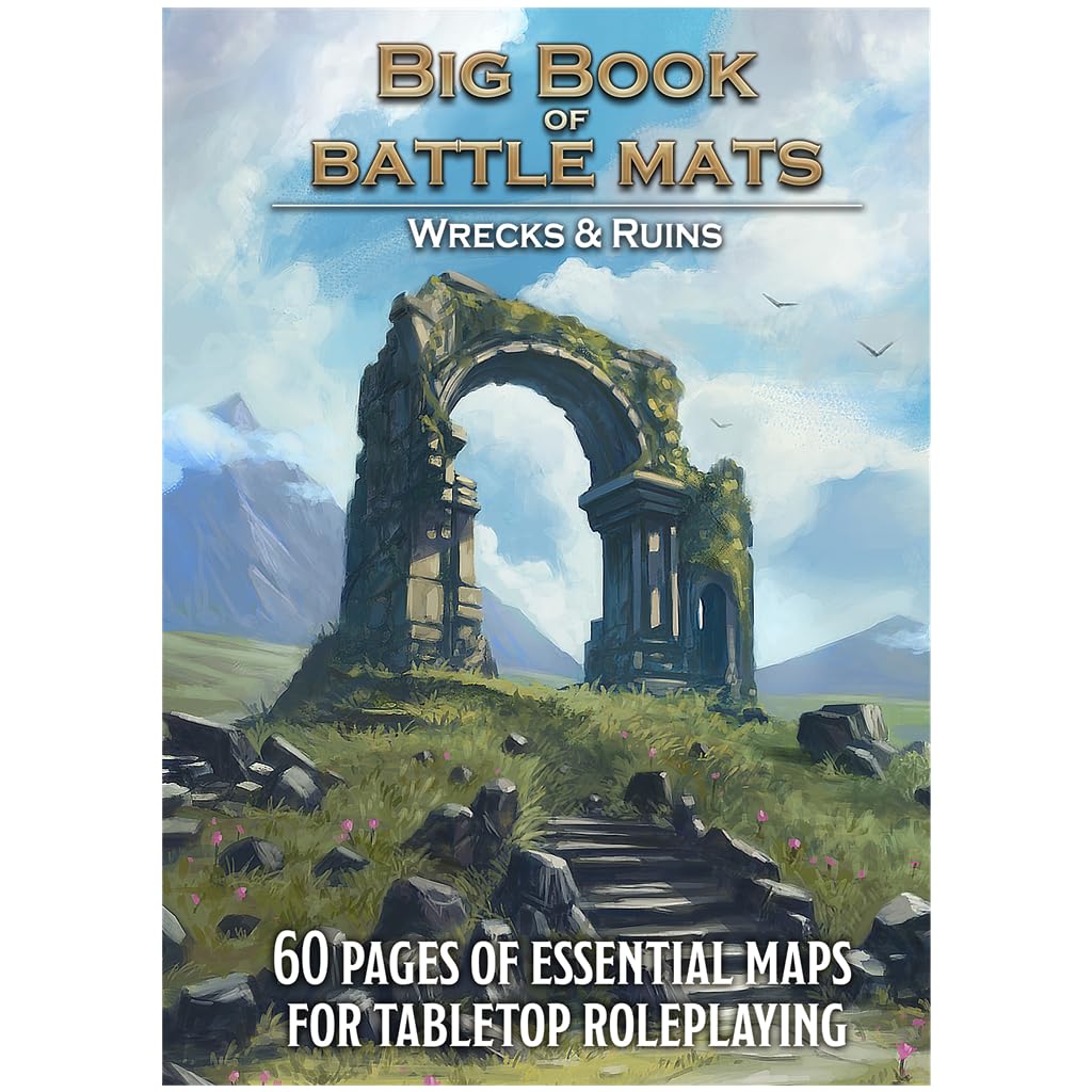 Wrecks and Ruins Big Book of Battle Mats Roleplaying Game by Loke Battlemats 1