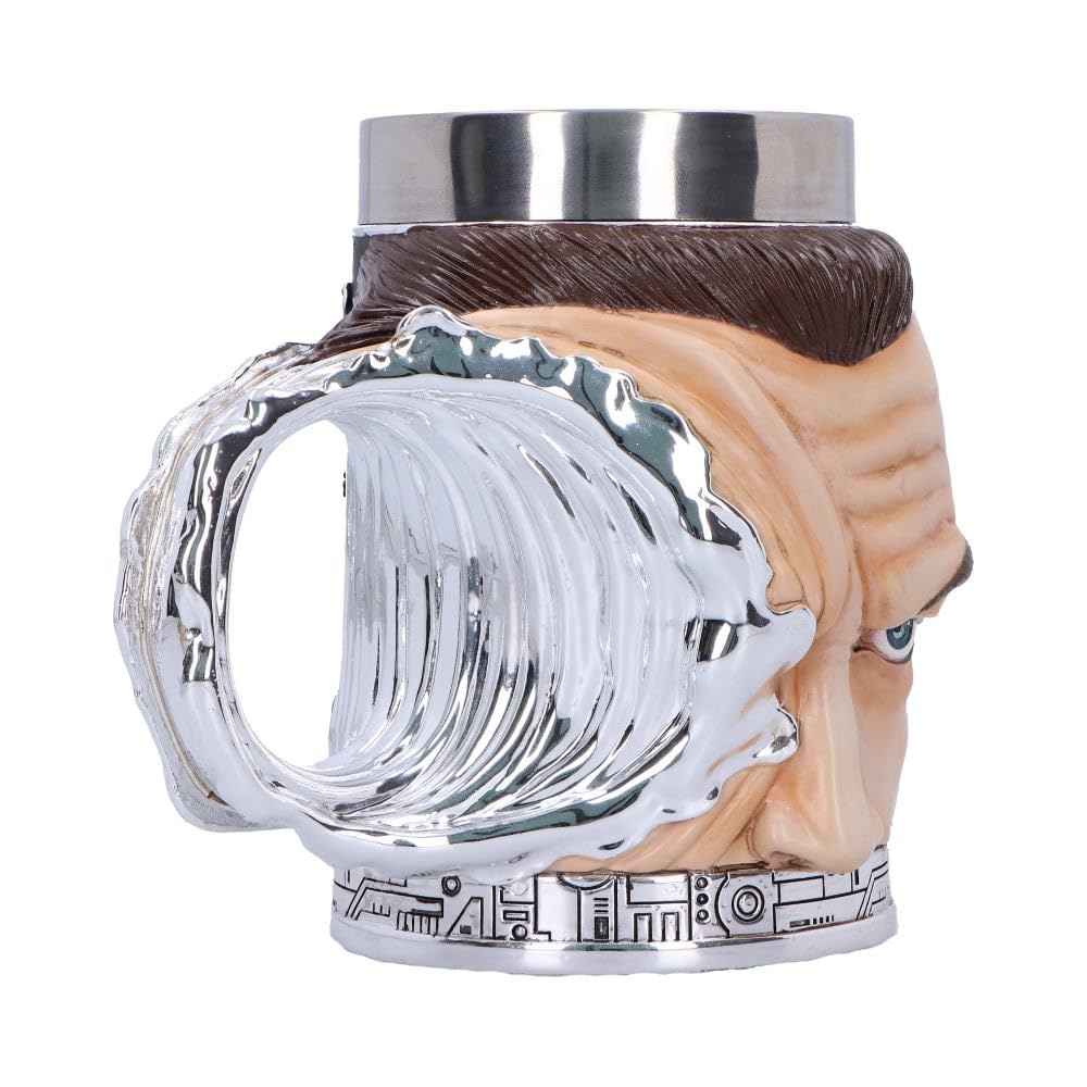 Terminator T1000 Head with Bullet Hole Collectible Tankard T-1000 18.5cm