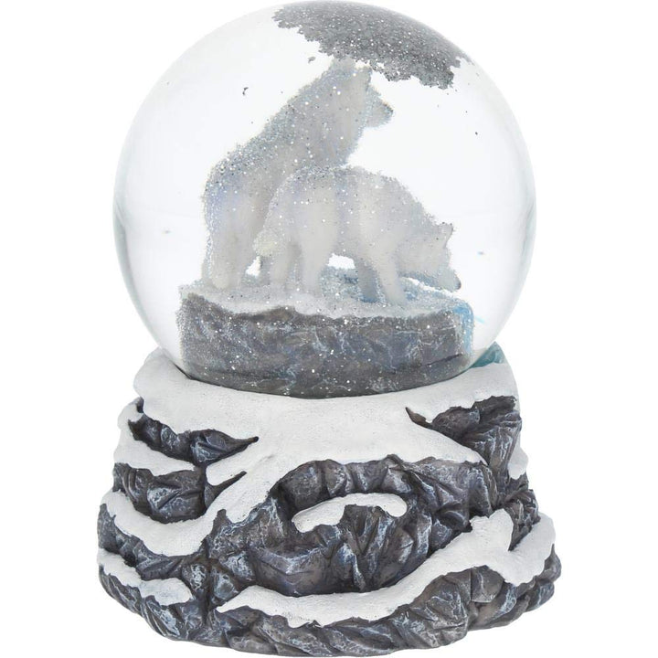 Lisa Parker Warriors of Winter Wolf Snowglobe 14.5cm