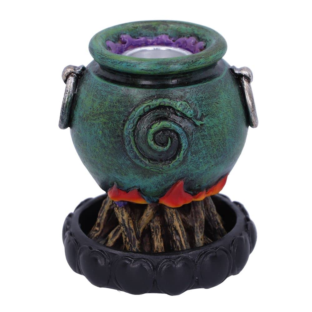 Mini Cauldron Back Flow Burner Emerald Backflow Incense 7.3cm 2