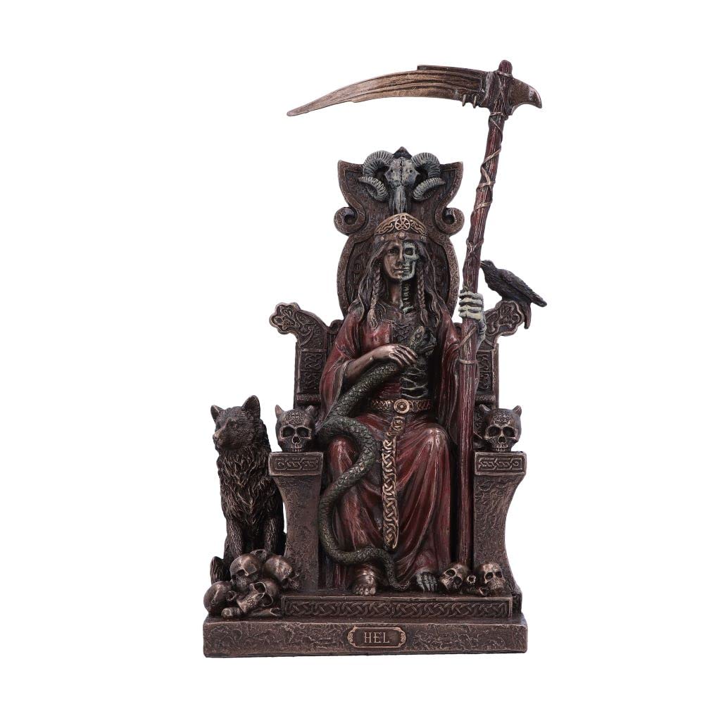 Bronze Hel The Two Faced Terror Figurine 23cm