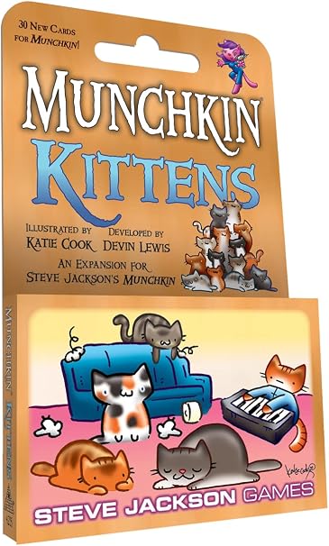 Munchkin Kittens Card Game Add On Expansion by Steve Jackson