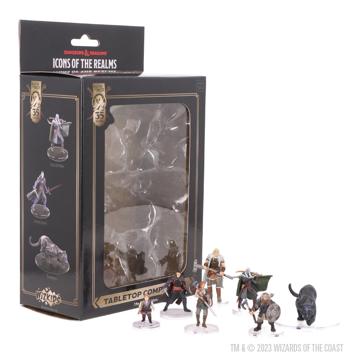 Tabletop Companions Boxed Set D and D The Legend of Drizzt 35th Anniversary Miniature Game by Wiz Kids 2