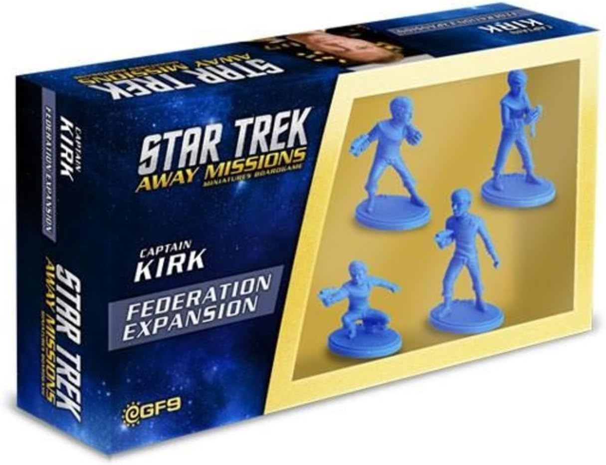 Captain Kirk Federation Expansion Star Trek Away Missions Board Game by Gale force Nine 2