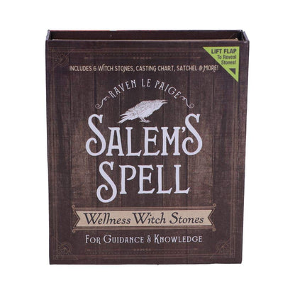 Salems Spell Kit Set of Six Witches Wellness Stones in Decorated Box Salems 2