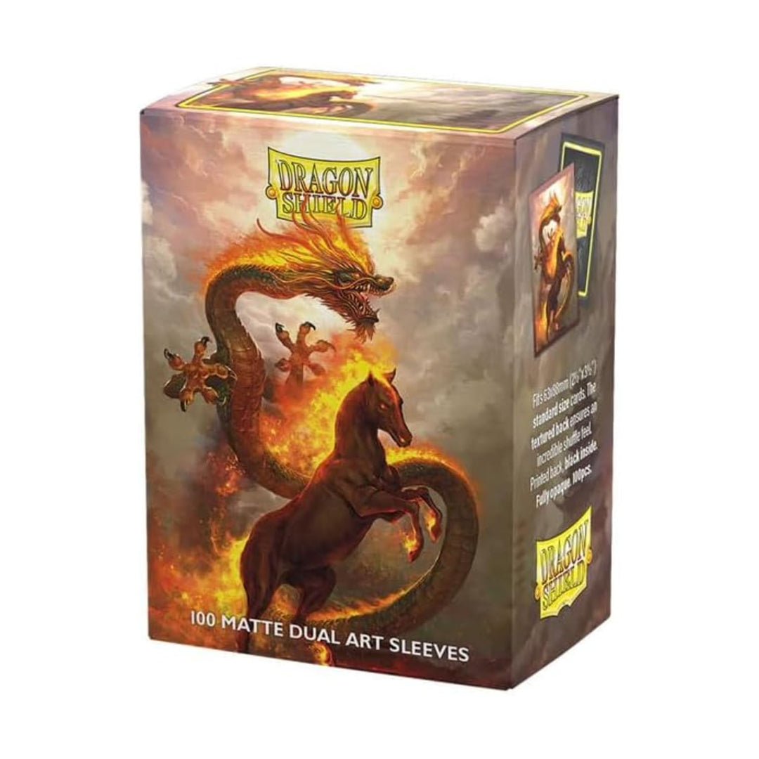 UNIT Dragon Shield Fire Horse 2026 Matte Dual Art Sleeves - Standard Size (100)