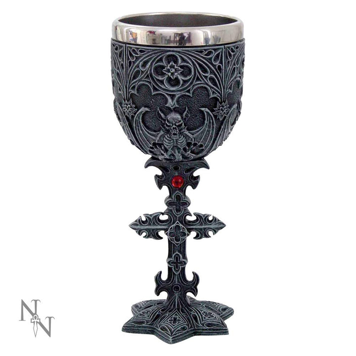 Vampires Goblet Gothic Horror Bat Wine Glass 18.8cm