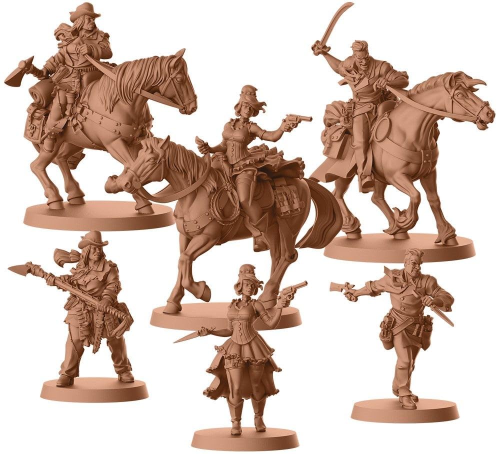 Zombicide Running Wild Expansion Ride or Die Undead West Cooperative Strategy Game 5
