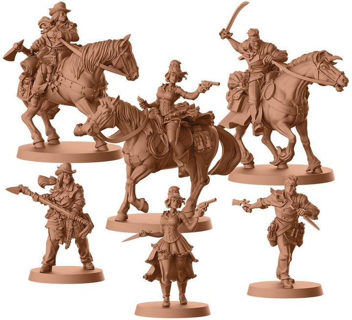 Zombicide Running Wild Expansion - Ride or Die in The Undead West! Cooperative Strategy Game with Tabletop Miniatures, Ages 14+, 1-6 Players, 45-60 Min Playtime, Made by CMON