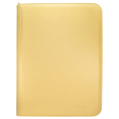 Ultra PRO - Vivid 9-Pocket Zippered PRO-Binder: (Yellow) - Protect Up to 360 Collectible Trading Cards, Sports Cards or Valuable Gaming Cards, Ultimate card Protection 1