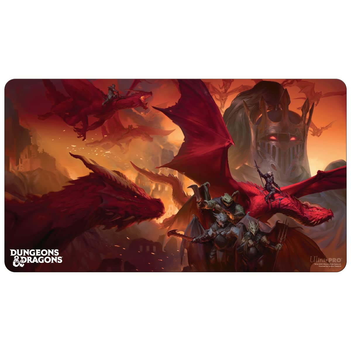 Ultra Pro - Dungeons & Dragons Playmat Dragonlance Shadow of The Dragon Queen - Protect Your Collectible Cards During Gameplay from Scuffs & Scratches, Perfect Use as Mouse Pad, Desk Pad, Desk Mat 2