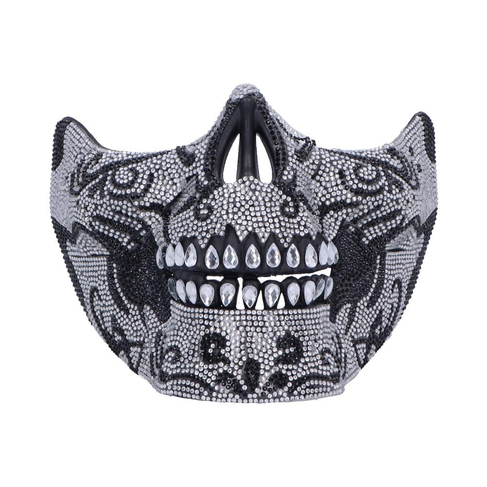Jewelled Masquerade Silver 17.5cm Mask for Cosplay 2