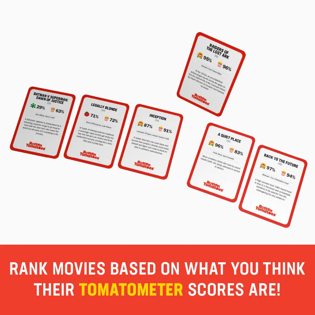 Cryptozoic Entertainment Rotten Tomatoes: The Card Game | Party Game for Movie Fans | 2-20 Players