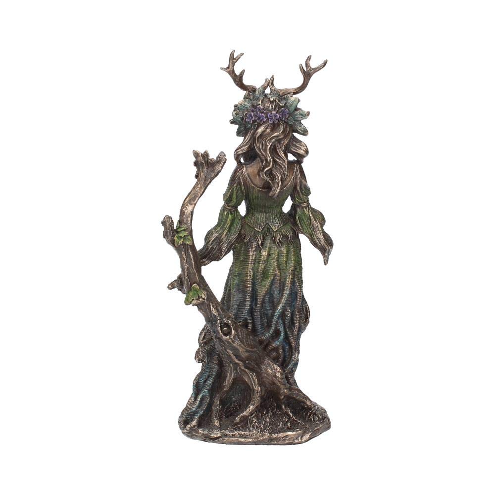 Lady of the Forest Figurine Bronze Celtic Pagan Goddess Flidais Ornament 25cm
