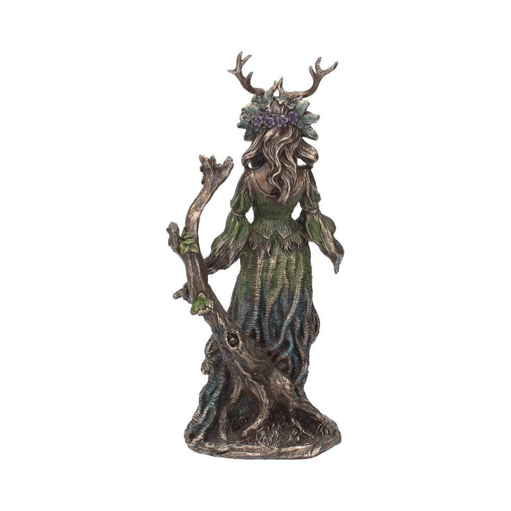 Lady of the Forest Figurine Bronze Celtic Pagan Goddess Flidais Ornament 25cm