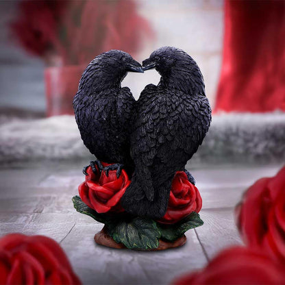 Raven Romance Decorative Resin Figurine 20cm 7