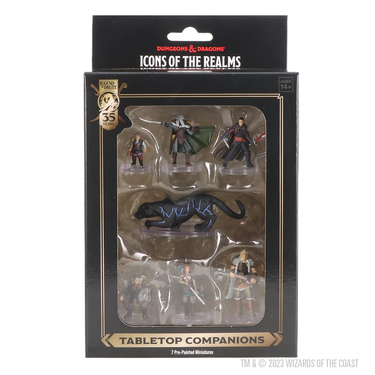 Tabletop Companions Boxed Set D and D The Legend of Drizzt 35th Anniversary Miniature Game by Wiz Kids 3