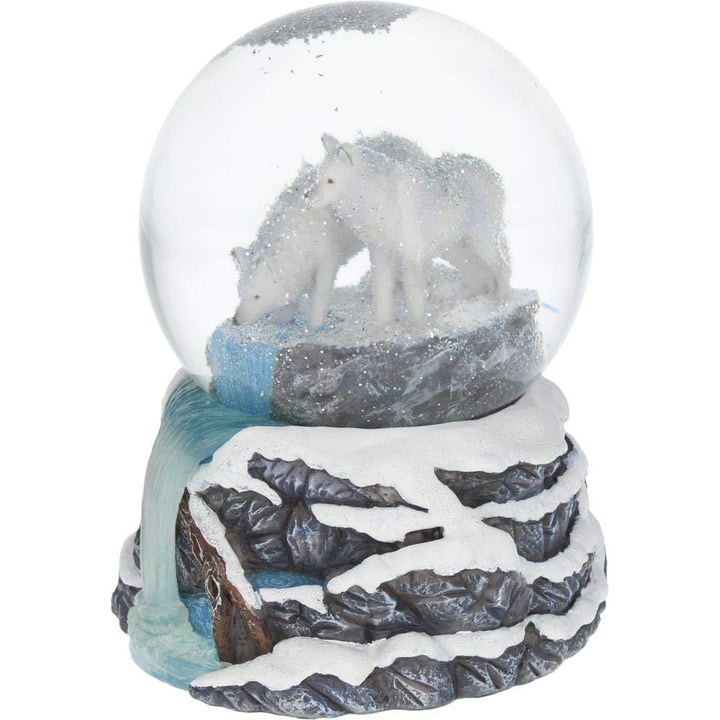 Lisa Parker Warriors of Winter Wolf Snowglobe 14.5cm