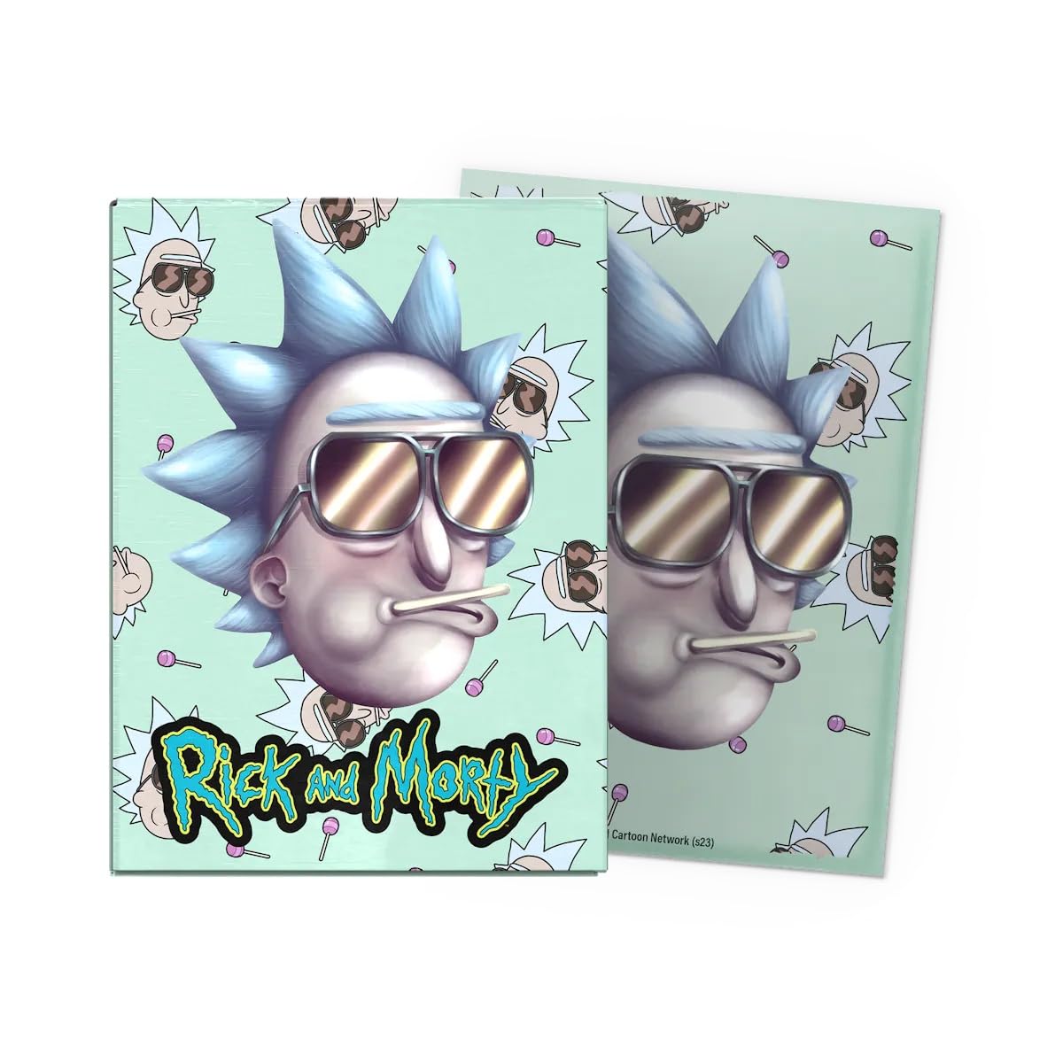 Dragon Shield Sleeves - Limited Edition Brushed Art: Cool Rick - 100 CT Art Card Sleeves - Smooth & Tough - Compatible with Magic The Gathering, Pokémon, and Yugioh TCG & LCG - Top Loader 1