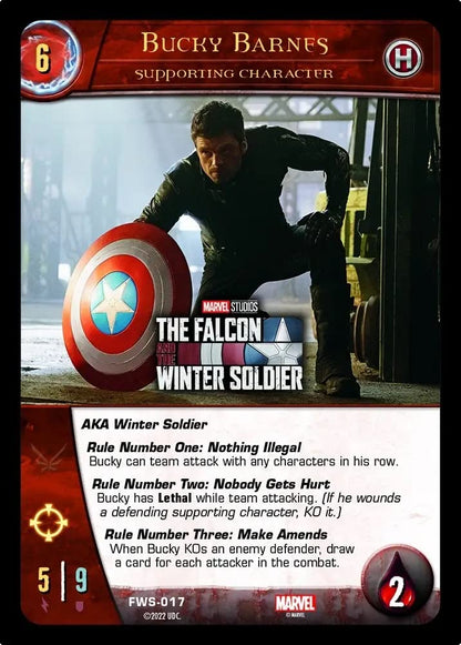 Upper Deck VS. System: The Falcon and The Winter Soldier 3