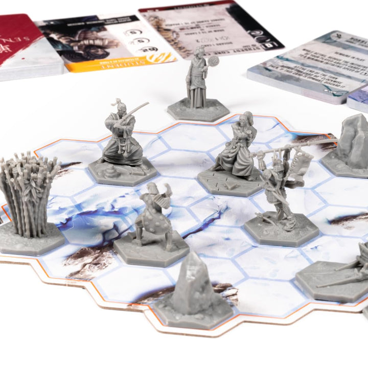 Senjutsu: Battle for Japan - Samurai Dueling Game with Miniatures and Deck Crafting, Strategy Game for Kids and Adults, Ages 14+, 1-4 Players, 15-20 Min Playtime, Made by Lucky Duck Games