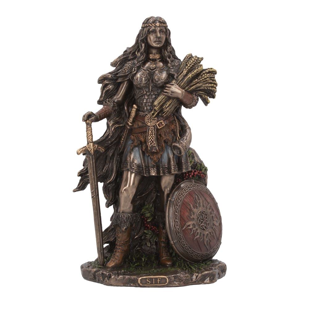 Sif Goddess of Earth and Family Bronze Figurine 22cm