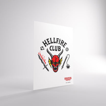 Gamegenic Stranger Things Hellfire Club Art Sleeves Hellfire Club Gaming Accessory 3