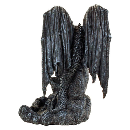 Dragon Pool Backflow Incense Burner 19cm 4