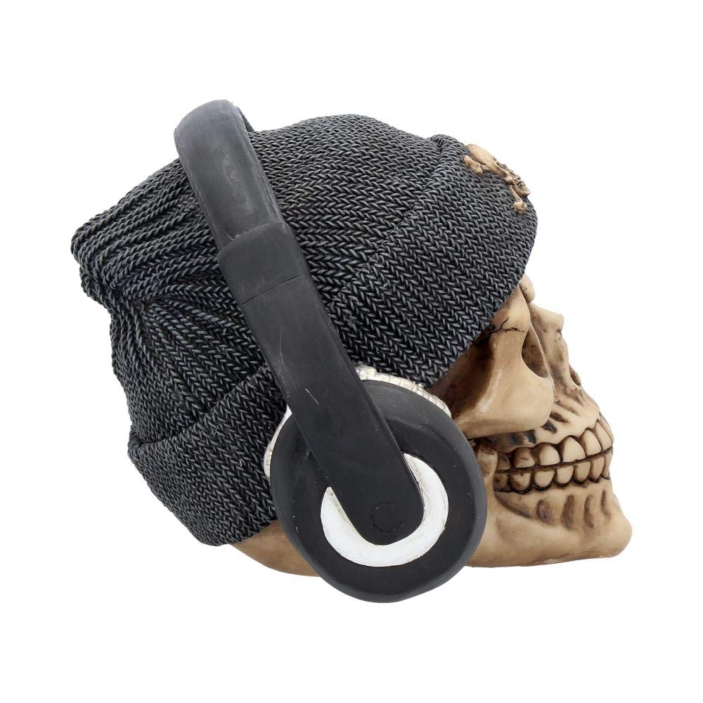 Dead Beat Headphones Skull 17cm Grey