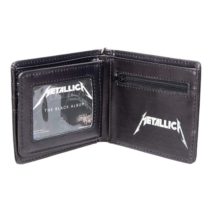 Metallica Black Album Wallet with Chain Officially Licensed