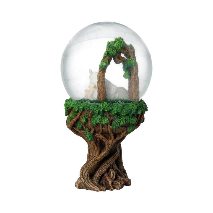 Anne Stokes Pure Heart Unicorn Snowglobe 18cm