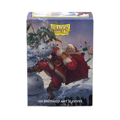 UNIT Dragon Shield Brushed ART Standard Sleeves Christmas 2025 100 ct Gaming Accessory by Arcane Tinmen 3
