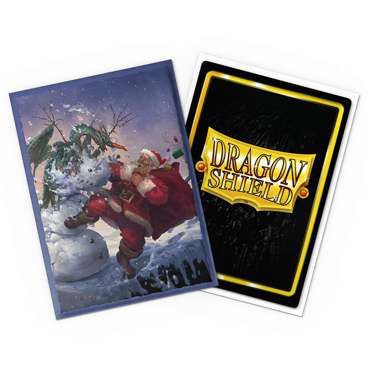 UNIT Dragon Shield Brushed ART Standard Sleeves Christmas 2025 100 ct Gaming Accessory by Arcane Tinmen 4
