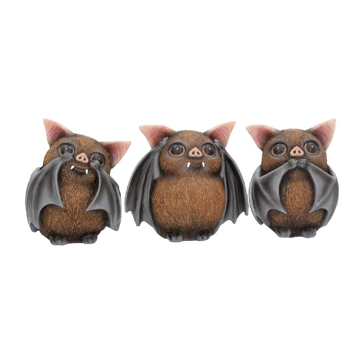 Nemesis Now Three Wise Bats Figurines 8.5cm