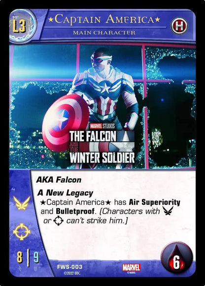 Upper Deck VS. System: The Falcon and The Winter Soldier 2