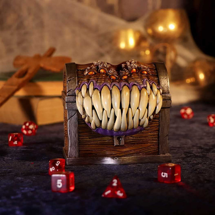 Dungeons Dragons Mimic Dice Storage Box 11.3cm Officially Licensed