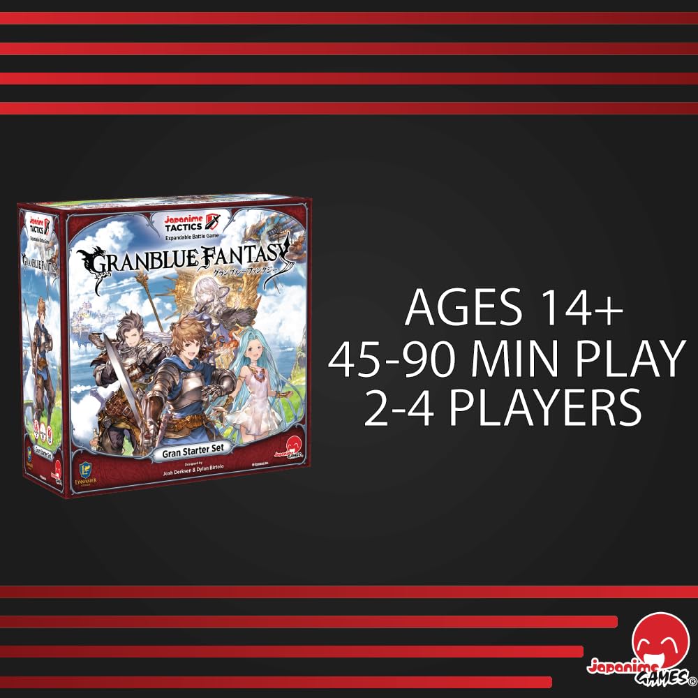 Japanime Tactics: Granblue Fantasy Gran Starter Set | from The Creator of Dragon Fire | Strategize and Battle | 2-4 Players Ages 14+ 4