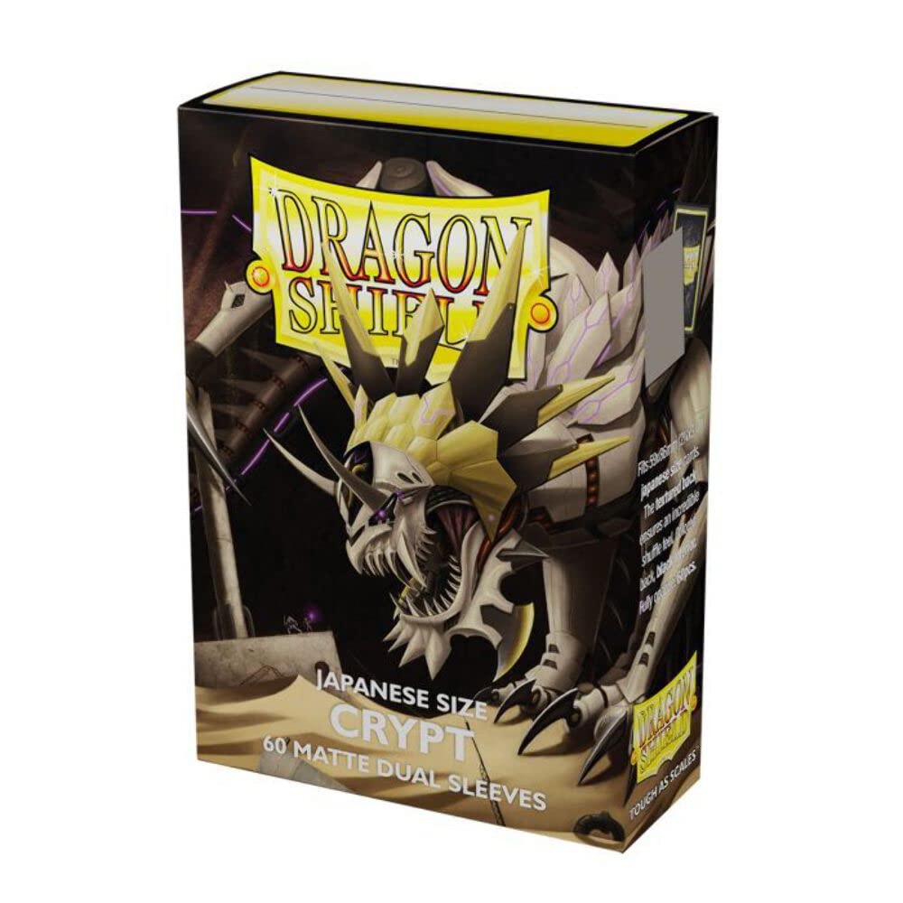 Arcane Tinmen Dragon Shield Sleeves- Matte Japanese: Dual Crypt 60CT- Card Sleeves are Smooth & Tough - Compatible with Yugioh & Cardfight Vanguard (AT-15152)