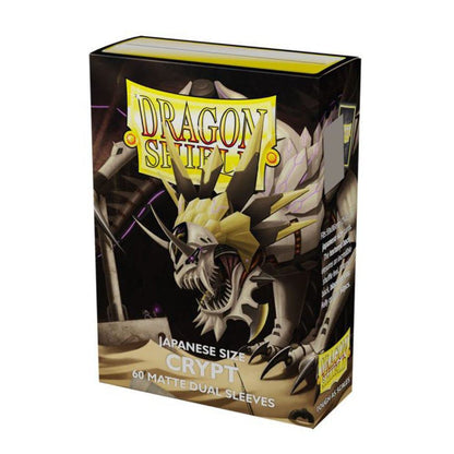 Arcane Tinmen Dragon Shield Sleeves- Matte Japanese: Dual Crypt 60CT- Card Sleeves are Smooth & Tough - Compatible with Yugioh & Cardfight Vanguard (AT-15152) 1