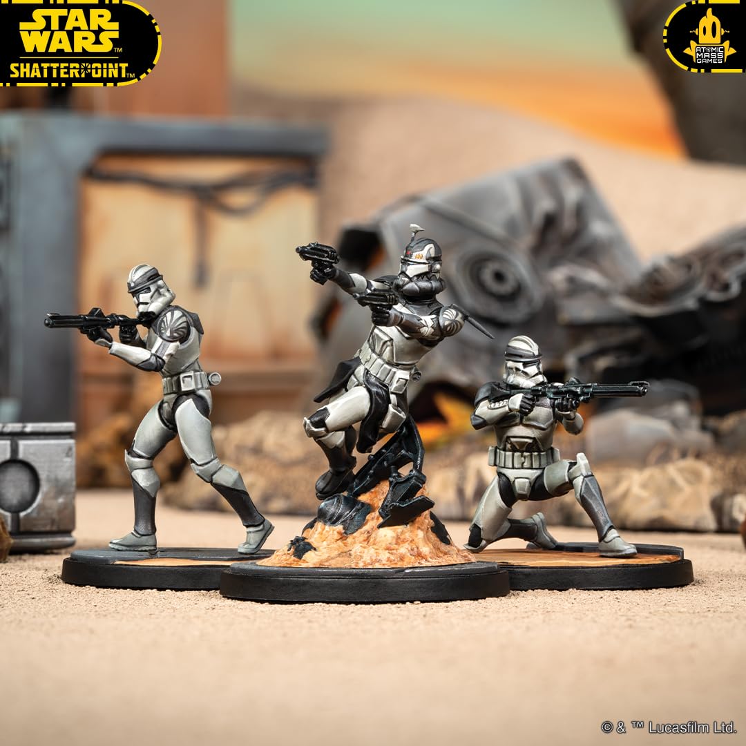 Atomic Mass Games Star Wars Shatterpoint Lead by Example Squad Pack - Tabletop Miniatures Game, Strategy Game for Kids and Adults, Ages 14+, 2 Players, 90 Minute Playtime, Made 5